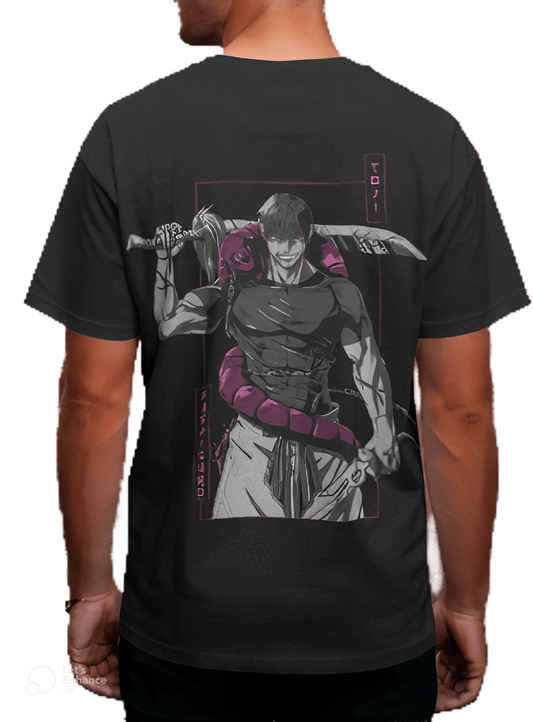 Men’s Anime Back Print Tee – TOJI