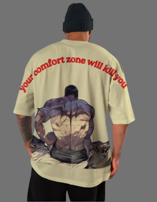 “Comfort Zone Oversized Graphic T-Shirt