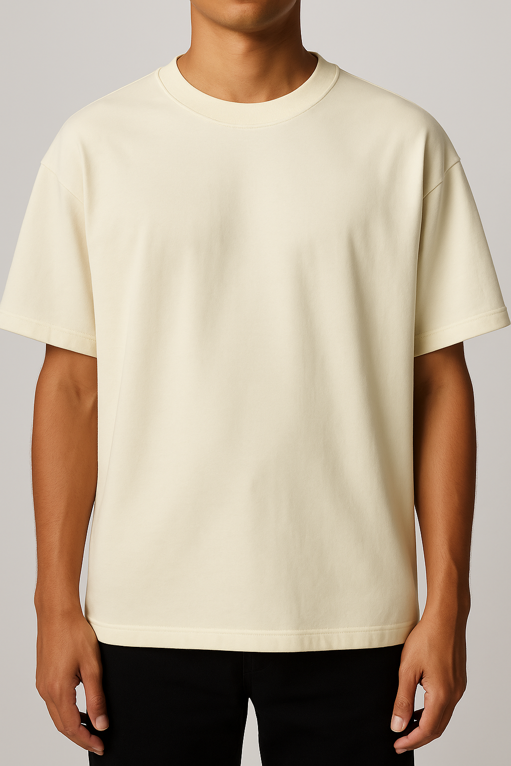 Men’s Motivational Back Print T-Shirt – “DISCIPLINE"