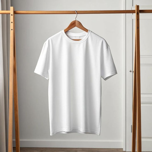 Drop Shoulder Plain T-Shirt