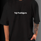 Toji Fushiguro Cursed Flames Oversized Black T-Shirt