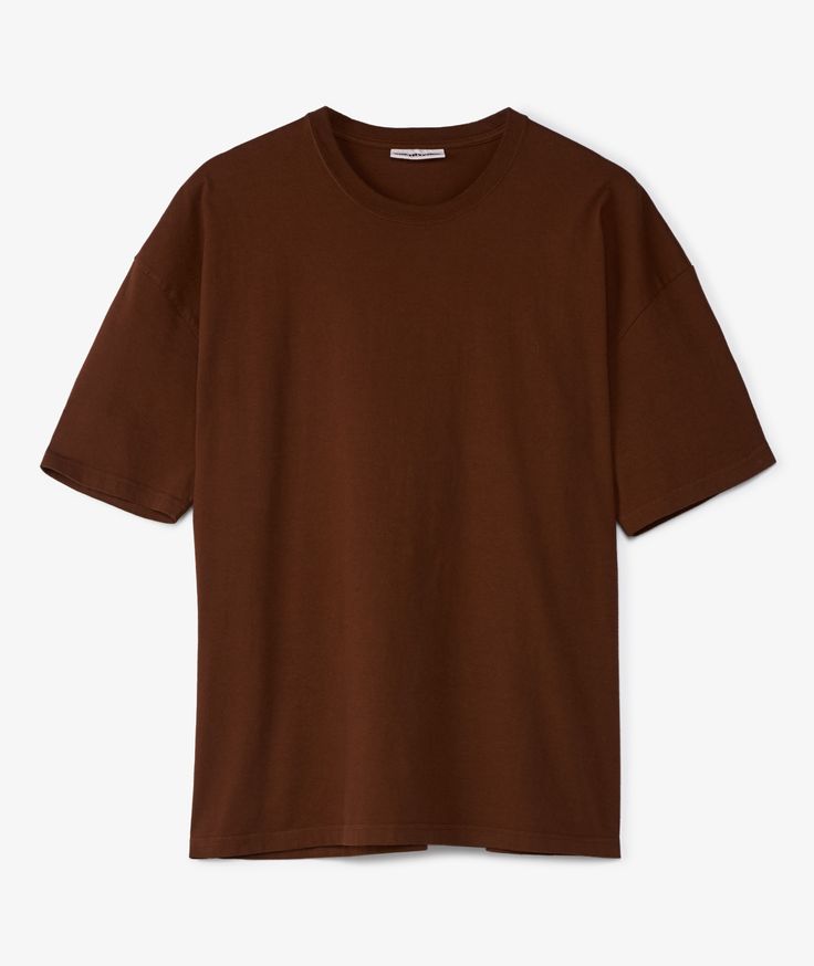 Drop Shoulder Plain T-Shirt