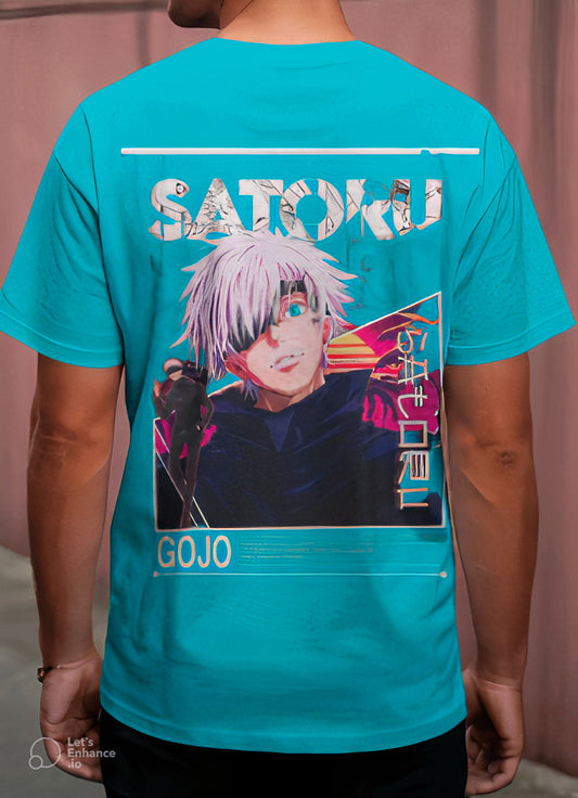 Satoru Gojo – Neon Strike Anime T-Shirt