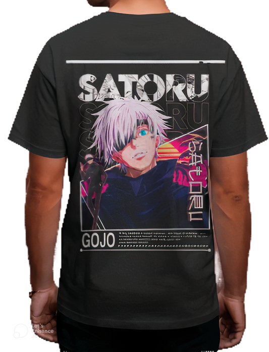Satoru Gojo – Neon Strike Anime T-Shirt