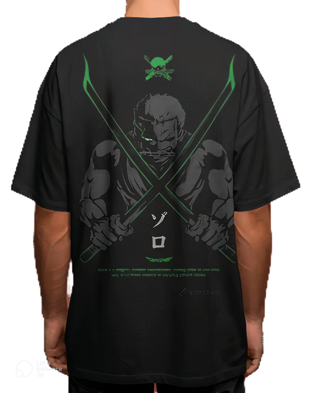 "Demon Swordsman – Zoro Oversized Tee"