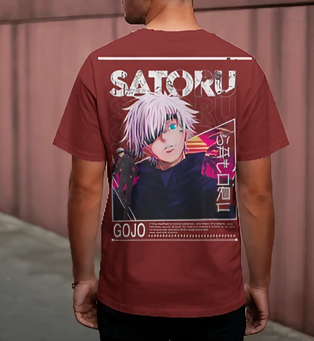 Satoru Gojo – Neon Strike Anime T-Shirt