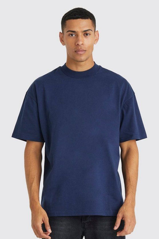 Drop Shoulder Plain T-Shirt