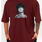 Anime Fighter Oversized Graphic T-Shirt