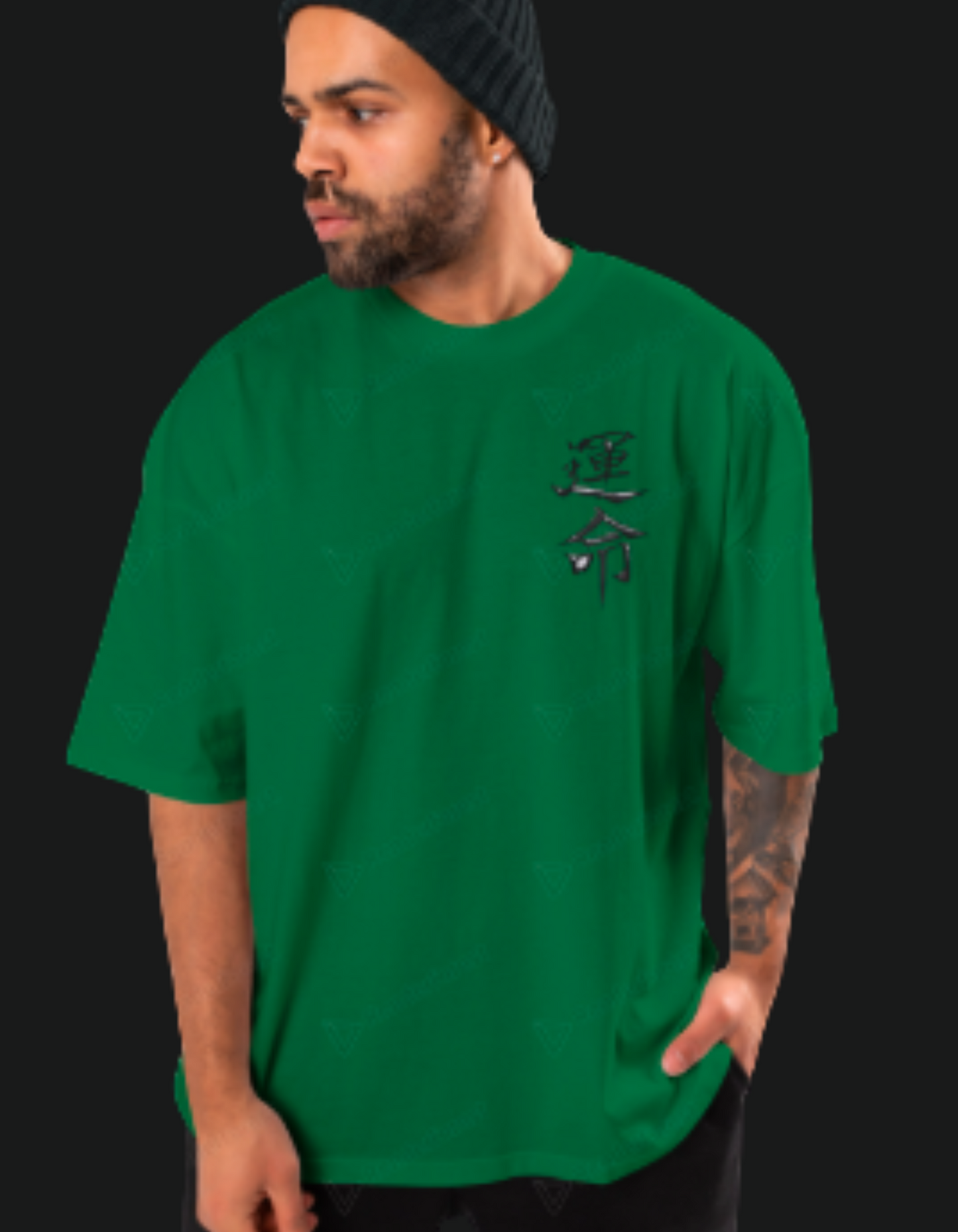 “Katana Destiny Oversized Graphic T-Shirt