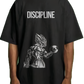 Men’s Oversized Graphic Tee – “Discipline"