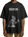 Men’s Oversized Graphic Tee – “Discipline"