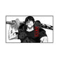 Samurai & Dragon Oversized Graphic T-Shirt