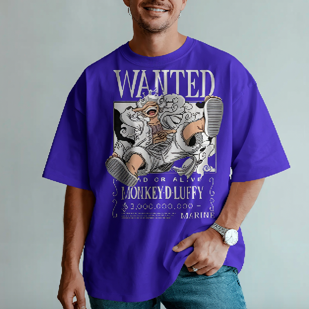 Monkey D. Luffy Anime Oversized T-Shirt"