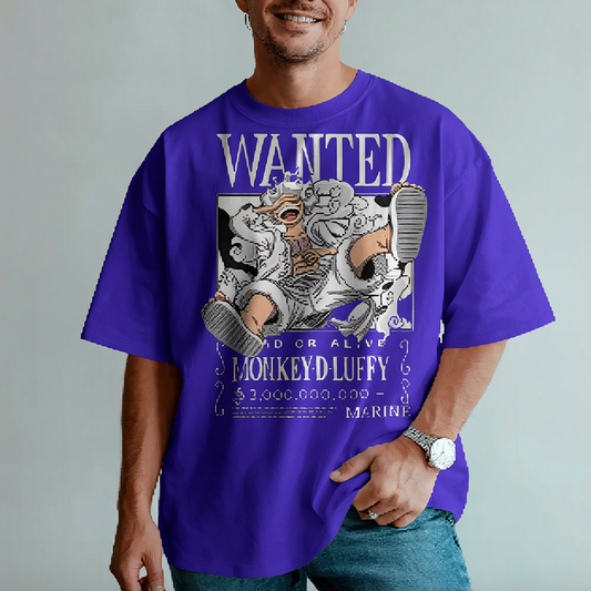 Monkey D. Luffy Anime Oversized T-Shirt"