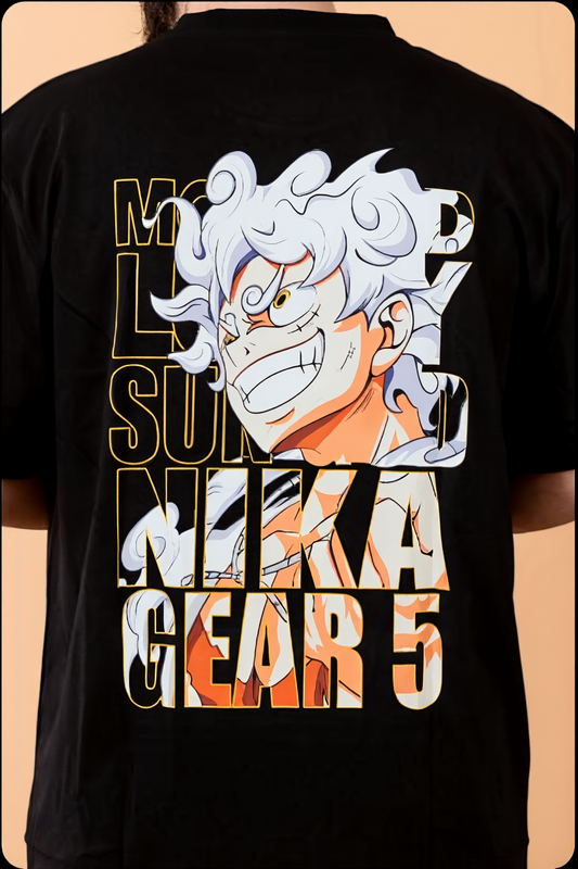 Monkey D. Luffy Anime Oversized T-Shirt"
